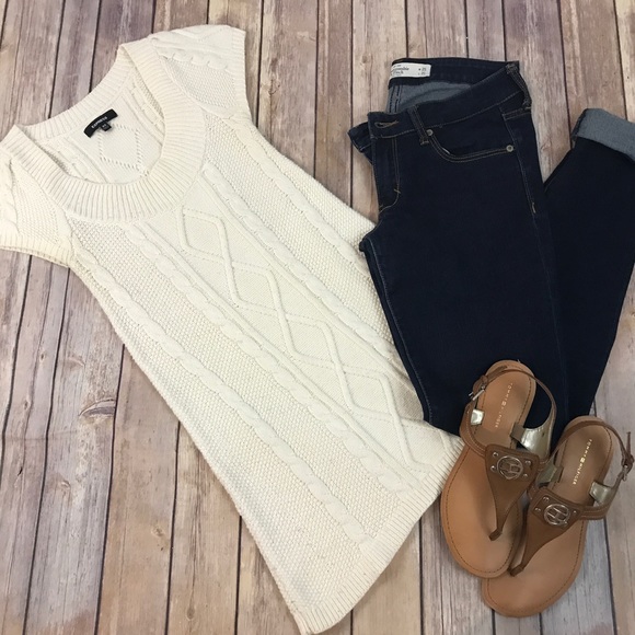 Ivory Tunic Sweater - Picture 1 of 7